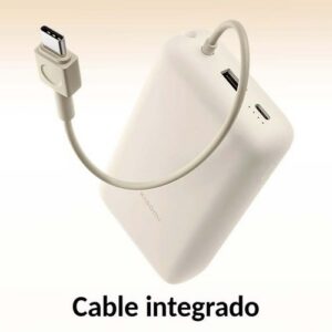POWERBANK XIAOMI 33W 20000mAh INTEGRATE CABLE TAN 6941812792155 P/N: BHR8851GL | Ref. Artículo: POWERBANK33W2000MAH