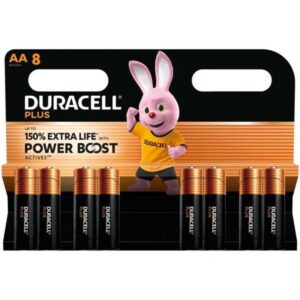 Pack de 8 Pilas AA Duracell Plus Power Boost DPBLR6B8/ 1.5V/ Alcalinas 5000394176140 DPBLR6B8 DRC-PILA DPBLR6B8