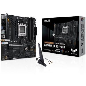 Placa Base Asus TUF GAMING A620M-PLUS WiFi Socket AM5/ DDR5/ PCIe 4.0/ Micro ATX 4711387164266 90MB1F00-M0EAY0 ASU-PB TUF GAM A620M-PLUS WI