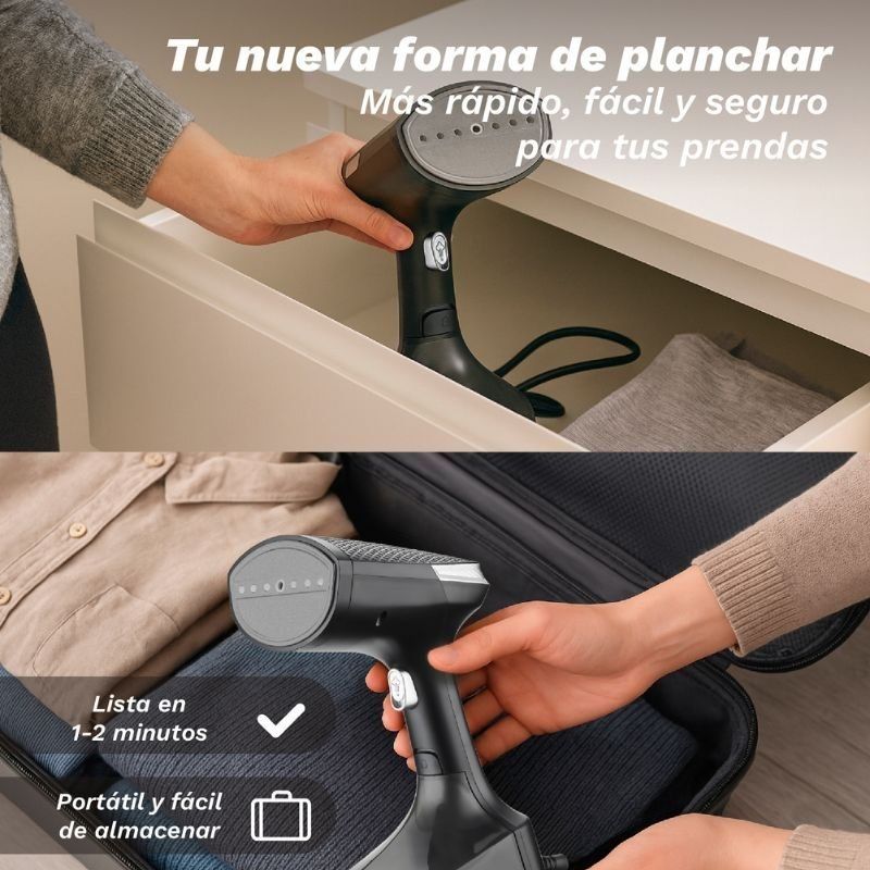 Plancha Vertical Grunkel PV-1600GSO/ 1600W/ Depósito 310ml - Imagen 2