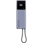 Powerbank 10000mAh Xiaomi Power Bank 10000 Integrated Cable/ 165W/ Gris 6941812743614 BHR9361GL XIA-BAT 165W PB ICA 10000 GY