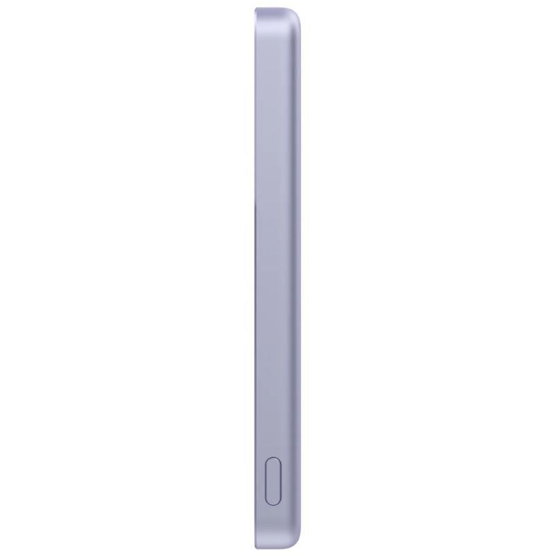 Powerbank 5000mAh Xiaomi Super Slim Magnetic Power Bank 5000/ Wireless/ Púrpura/ Incluye Cable USB Tipo-C - Imagen 3