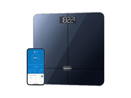 RENPHO ELIS 2 - SMART BODY SCALE - ITO - BLE - 3AAA - 11X11X1INCH - BLACK 4897122200168 | P/N: PEU-R-A016-BK | Ref. Artículo: 1400901