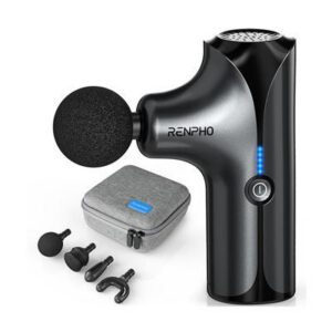 RENPHO MINI - MASSAGE GUN - 4 HEADS - 5 SPEEDS - BLACK 4897122200069 | P/N: PEU-RP-GM173-BK | Ref. Artículo: 1400915