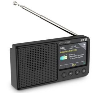 Radio Portátil SPC Jetty Lite Dab+/ Negra 8436609914240 4591N SPC-RADIO 4591N