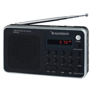 Radio Portátil Sunstech RPD32SL/ con Batería/ Negra y Plateada 8429015014857 RPDS32SL SUN-RADIO RPDS32SL