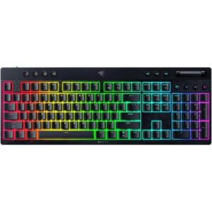 Razer BlackWidow V4 Low-Profile HyperSpeed teclado Juego USB + RF Wireless + Bluetooth QWERTY Internacional de EE.UU. Negro 8886419349587 | P/N: RZ03-05270100-R3M1 | Ref. Artículo: 1401133