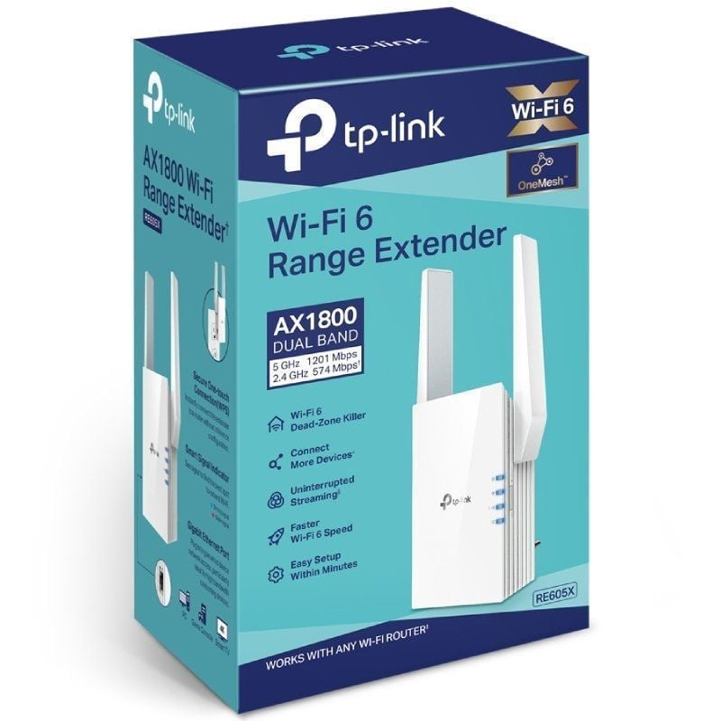 Repetidor Inalámbrico TP-Link RE605X/ WiFi 6/ 1800Mbps/ 2 Antenas - Imagen 4