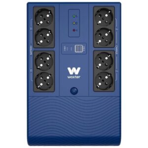 SAI Línea Interactiva Woxter Multibase UPS 1200 VA/ 1200VA-720W/ 8 Salidas/ Formato Torre 8435089048896 PE26-202 WOX-SAI PE26-202