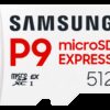 SAMSUNG MICRO SD EXPRESS P9 (MB-MK256T/WW) (Q1'26) 512GB/800 MB/S 8806097644200 | P/N: MB-MK512T/WW | Ref. Artículo: 1406350