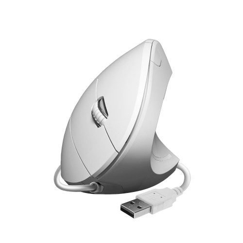 SUBBLIM Ratón GLIDE VERTICAL ERGO WIRED MOUSE WHITE - Imagen 7