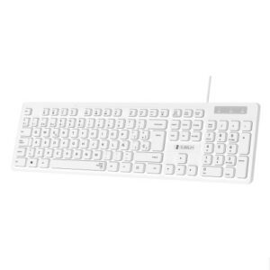 SUBBLIM Teclado Ergonómico Business Slim Silencioso con cable USB Blanco 8436586742546 | P/N: SUBKBC-0SSK51 | Ref. Artículo: 1365448