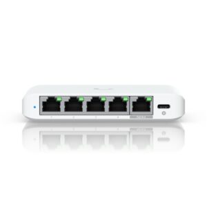 SWITCH UBIQUITI USW-FLEX-2.5G-5 UNIFI SWITCH FLEX 2.5GB 0810084696040 USW-FLEX-2.5G-5