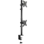 Soporte de Mesa para 2 Monitores TooQ DB1233TNV-B/ Giratorio/ Inclinable/ hasta 8kg 8433281015593 DB1233TNV-B TOO-SOPORTE DB1233TNV-B