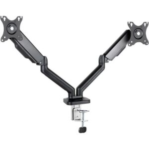 Soporte de Mesa para 2 Monitores TooQ DB5132TNR-B/ Giratorio/ Inclinable/ hasta 9kg 8433281013711 DB5132TNR-B TOO-SOPORTE DB5132TNR-B