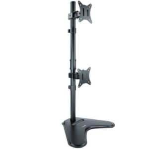 Soporte de Sobremesa para 2 Monitores TooQ DB1703TNV-B/ Giratorio/ Inclinable/ hasta 9kg 8433281012035 DB1703TNV-B TOO-SOPORTE DB1703TNV-B