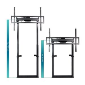 Soporte de Suelo y Pared Motorizado TooQ FSM01-B para TV 55-100"/ hasta 120kg