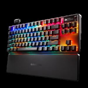 Steelseries APEX PRO TKL WIRELESS GEN 3 teclado Juego USB + RF Wireless + Bluetooth Inglés de EE. UU. Negro 5707119058865 | P/N: 64871 | Ref. Artículo: 1394367