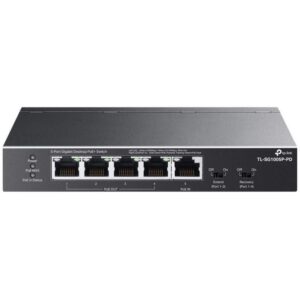 Switch TP-Link TL-SG1005P-PD 5 Puertos/ RJ-45 1/ 2.5Gbps PoE 4895252501117 TL-SG1005P-PD TPL-SWITCH TL-SG1005P-PD