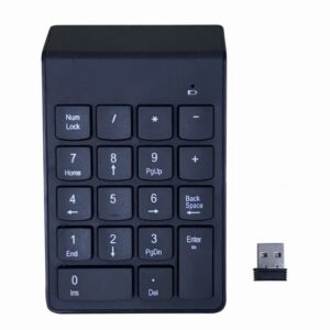 TECLADO NUMERICO GEMBIRD INALAMBRICO NEGRO 8716309124935 KPD-W-02
