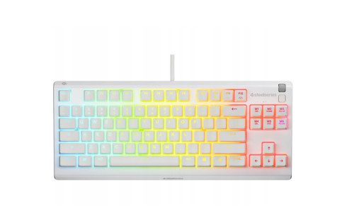 TECLADO STEELSERIES APEX 3 TKL (USA) BLANCO (64819) - Imagen 2
