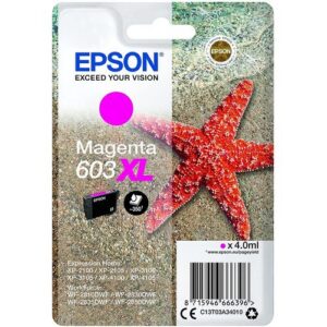TINTA EPSON C13T03A34010 603XL MAGENTA 8715946666396 P/N: C13T03A34010 | Ref. Artículo: EPT03A34010