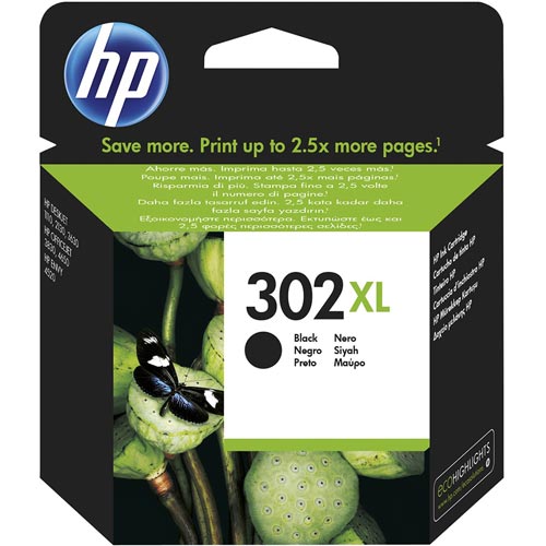 TINTA HP F6U68AE Nº 302XL NEGRO - Imagen 2