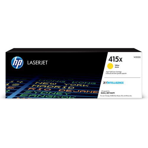 TONER HP W2032X Nº415X AMARILLO 6500PAG 192018046405 P/N: W2032X | Ref. Artículo: HPW2032X