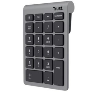 Teclado Numérico Inalámbrico Trust Xalas Wireless/ Plata 8713439257090 25709 TRU-TEC XALAS WIRELESS SL