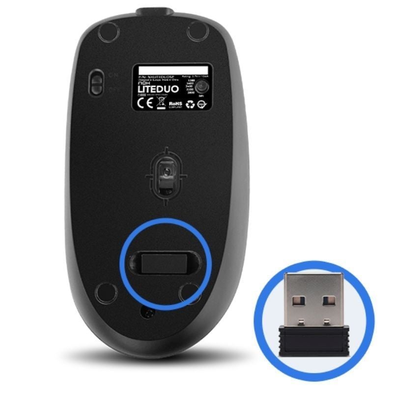 Teclado y Ratón Inalámbricos Nox Lite Duo - Imagen 3