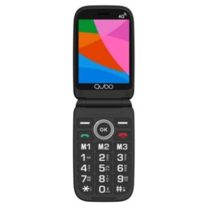 Teléfono Móvil Qubo X-340CB 4G para Personas Mayores/ Negro 6944762701864 X-340CB 4G QUB-TEL X-340CB 4G