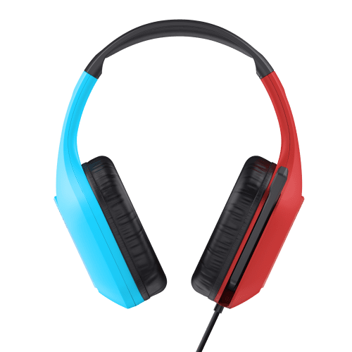 Trust GXT 416S Zirox Auriculares Alámbrico Diadema Juego Negro, Cian, Rojo - Imagen 5