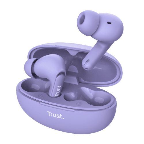 Trust Yavi Auriculares True Wireless Stereo (TWS) Dentro de oído Llamadas/Música USB Tipo C Bluetooth Púrpura 8713439252972 | P/N: 25297 | Ref. Artículo: 1386260