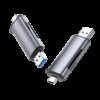 Ugreen 50706 lector de tarjeta USB/Micro-USB Plata 6957303857067 | P/N: 50706 | Ref. Artículo: 1399539