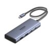 Ugreen 7-in-1 USB-C Hub CM498 Acoplamiento Base Gris 6941876243792 | P/N: 45379 | Ref. Artículo: 1399543