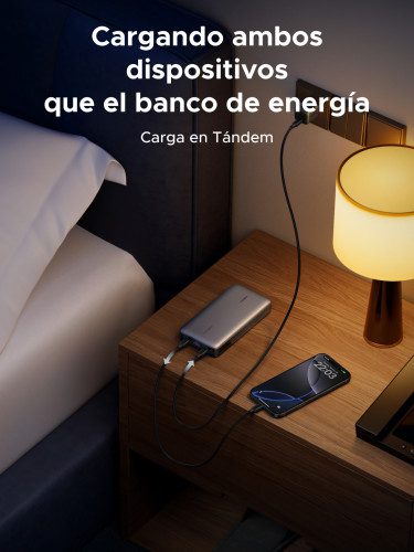 Ugreen 90597A batería externa 25000 mAh Gris - Imagen 7