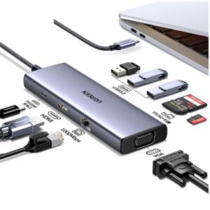 Ugreen Revodok USB-C 6-IN-1 Hub met 4K HDMI USB Tipo C 10000 Mbit/s 6941876216000 | P/N: UG15600 | Ref. Artículo: 1404925