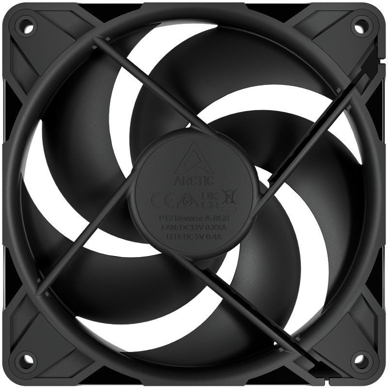Ventilador Arctic P12 Pro Reverse/ 12cm/ Negro - Imagen 4