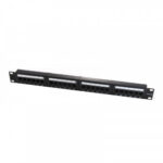 WP 19" Patch Panel Cat.6a UTP 24 RJ45 ports 1U 8056045875099 | P/N: WPC-PAN-6AU-24 | Ref. Artículo: 52323