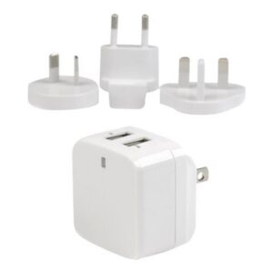 0065030860673 | P/N: USB2PACWH | Cod. Artículo: DSP0000039460 Cargador pared startech usb2pacwh 17w 2x usb tipo a blanco