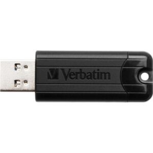 023942493181 | P/N: 49318 | Cod. Artículo: DSP0000029068 Memoria usb 3.2 verbatim pinstripe 64gb negro