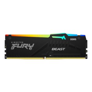 0740617345919 | P/N: KF560C36BBE2A-16 | Cod. Artículo: DSP0000039053 Memoria ram ddr5 16gb kingston - 6000mt - s - fury beast rgb - cl36 - negro