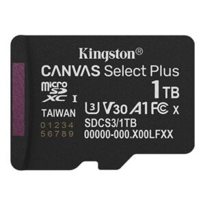 0740617348637 | P/N: SDCS3/1TBSP | Cod. Artículo: DSP0000035525 Tarjeta memoria micro secure digital sdxc 1tb kingston canvas select plus clase 10 uhs - 1