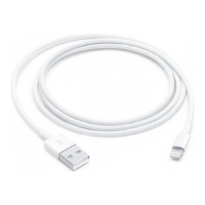 195949087714 | P/N: MUQW3ZM/A | Cod. Artículo: DSP0000026888 Cable lightning a usb tipo a apple 1m -  macho - macho -  blanco