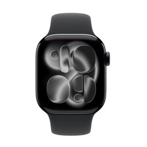195950468625 | P/N: MF834QL/A | Cod. Artículo: DSP0000034413 Smartwatch apple watch s11 gps + cellular 42mm jet black aluminium case  black sport band -  s - m