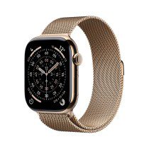 Smartwatch apple watch s11 gps + cellular 46mm gold titanium case gold milanese m - l - Imagen 2