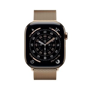 195950480283 | P/N: MFD84QL/A | Cod. Artículo: DSP0000037015 Smartwatch apple watch s11 gps + cellular 46mm gold titanium case  gold milanese m - l