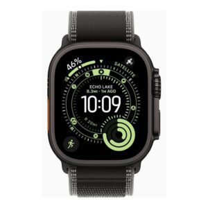 195950610642 | P/N: MF1H4QL/A | Cod. Artículo: DSP0000034429 Smartwatch apple watch ultra 3 gps + cellular 49mm black titanium case black - charcoal trail loop - m - l