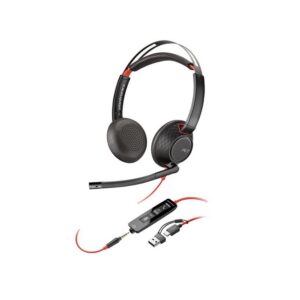 197498429441 | P/N: 8X231AA | Cod. Artículo: DSP0000032692 Auriculares poly blackwire 5220 negro