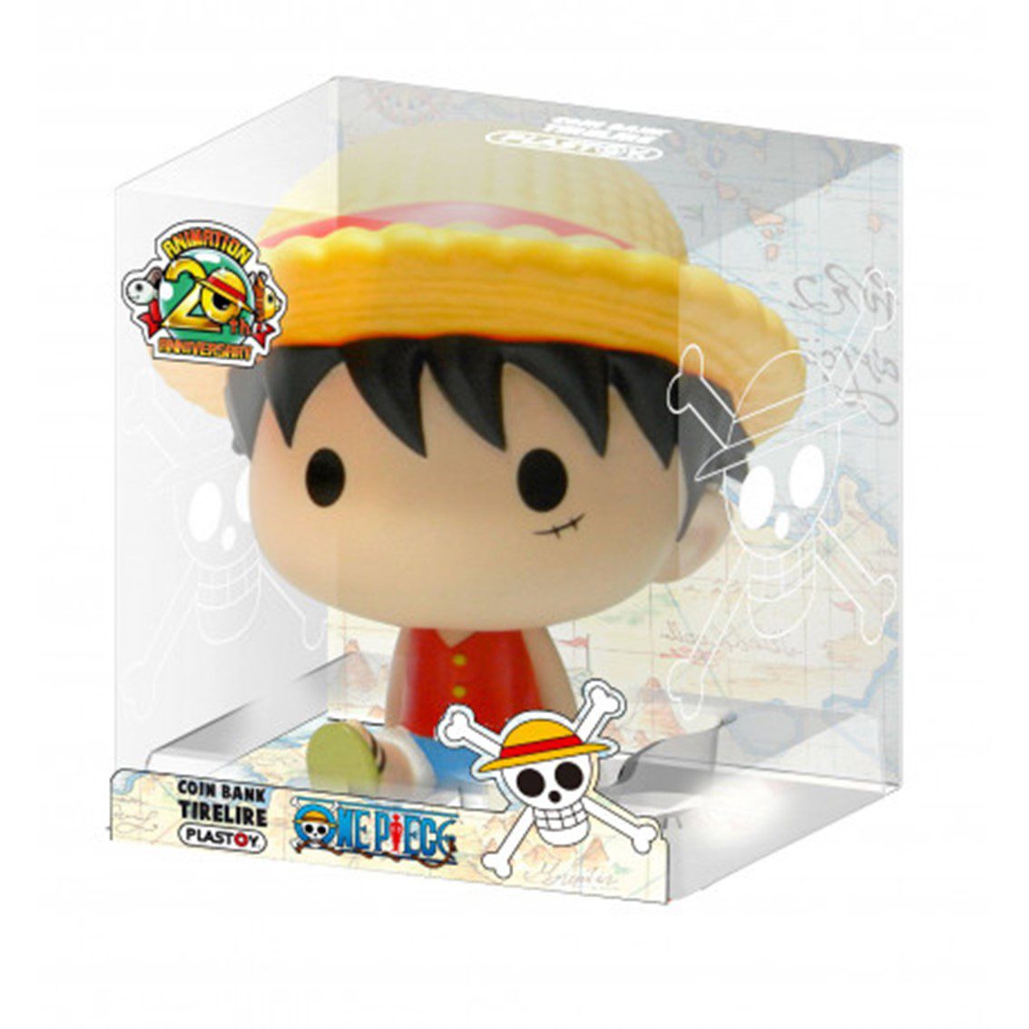 Figura hucha plastoy one piece luffy chibi - Imagen 2